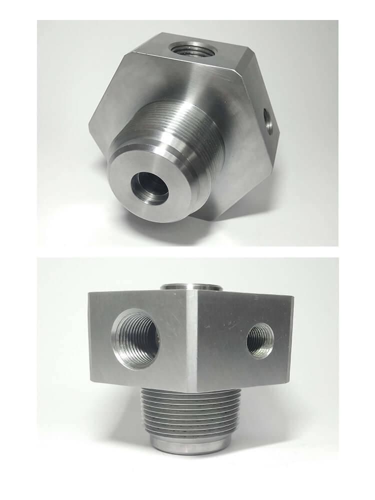 Densen Customized Carbon Steel Power Steering Control Valve Bar by CNC Machining