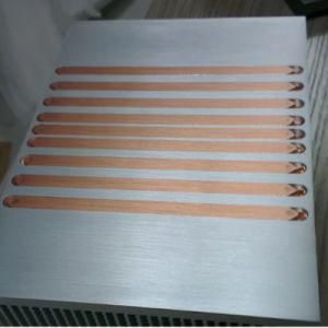 High Precision Custom Copper Heat Pipe Tube Larger Size Aluminum Skived / Skiving Fin Heat Sink