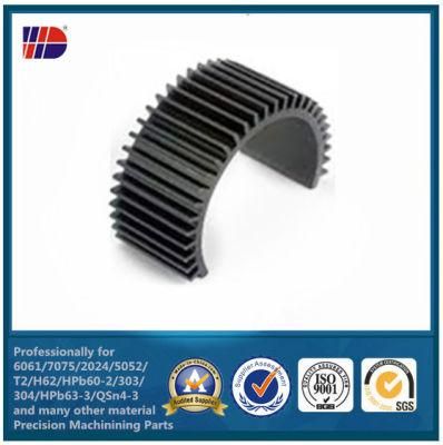 Black Anodized Die Casting and CNC Machining Aluminum Heat Sinks