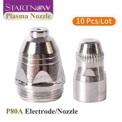 Startnow CNC Plasma Nozzles Electrode Parts P80A Plasma Cutting Torch Consumables
