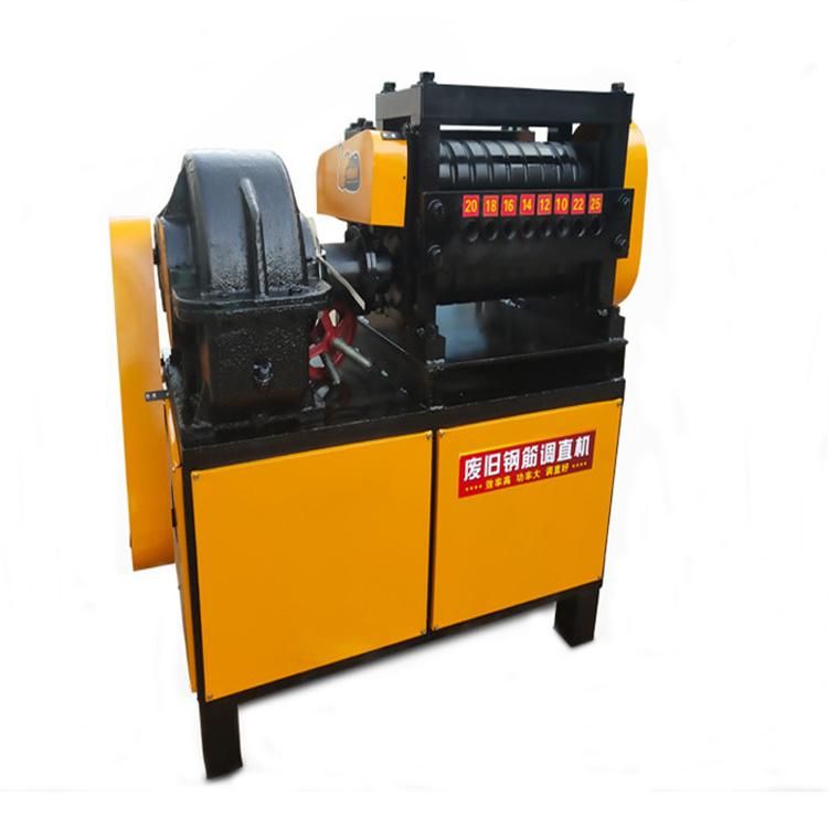 High Quality 8 Inlet Feeding Hole Waste Steel Bar Straightening Machine