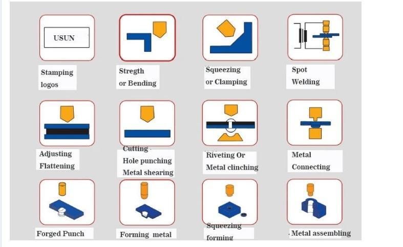 Customized Model: Ulye 4 Tons Hydro Pneumatic Clinching Riveting Machine for Metal Sheet with Thickness up to 1.2mm for Each