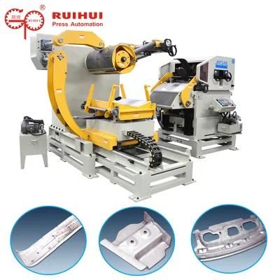 Coil Sheet Automatic Straightener Decoiler Feeder Machine and Press Feeding Line.