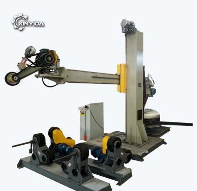 Good Quality Metal Grinding Machine for Tank Shell and Dish Head to Achieve Mirror Effective