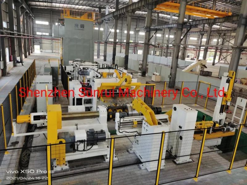 Stainless Steel Automatic Coil Press Blanking Line for Automative Industry