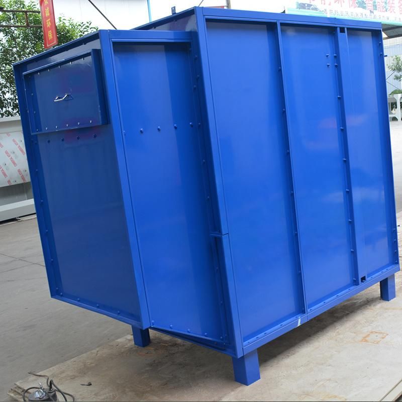 Manual Powder Coating Spray Cyclone Booth with CE Approved