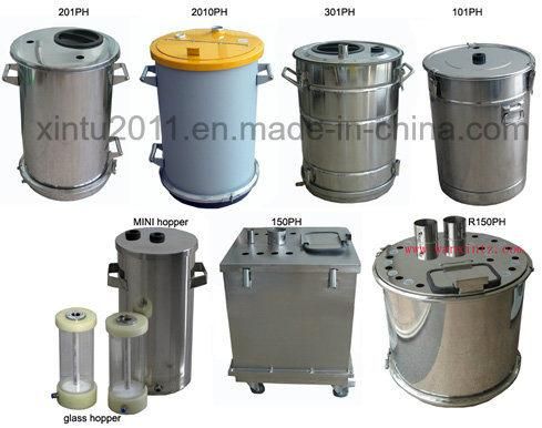 Square Centralized Powder Feed Hopper for Automatic Powder Coating Line
