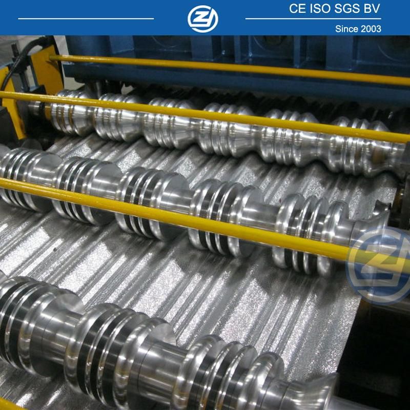 Factory Lifetime Service! Aluminium Step Tile Corrugating Tile Roof Roll Forming Machine with ISO9001/Ce/SGS/Soncapfactory Lifetime Service! Aluminium Step Tile