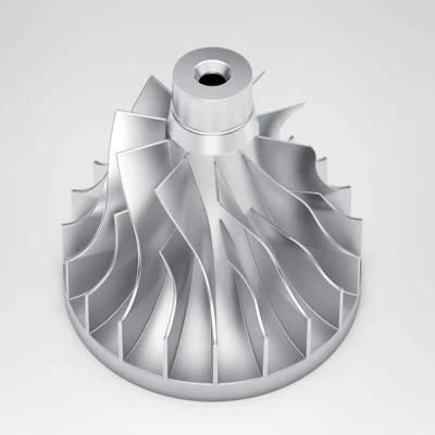 Aluminum Alloy Low Pressure Casting Machining Engine Motor Impeller