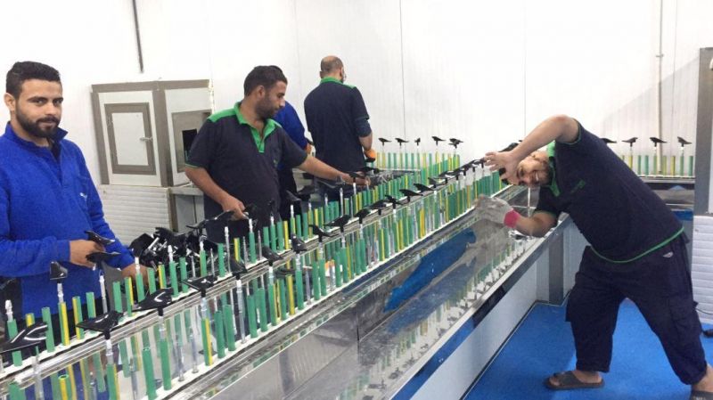 Automatic UV Liquid Spraying Painting Line Vacuum Coating Machine Metallizing Plant