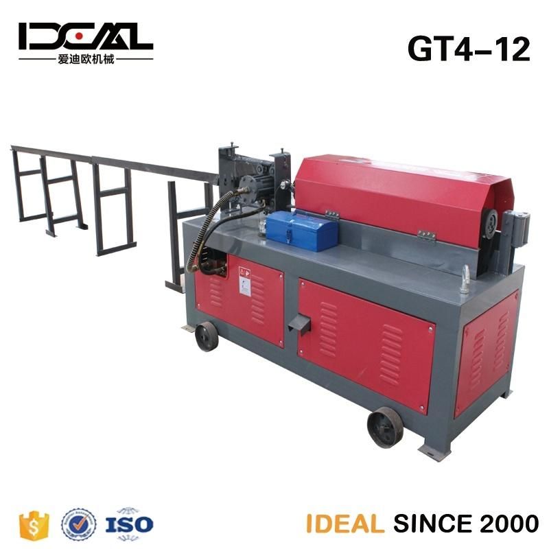 Factory Price 9kw Pure Copper Motor 4-12mm Steel Wire Straightening and Cutting Machine