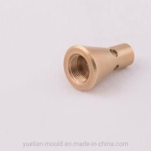 OEM CNC Machined Precision Brass Trumpet-Shaped Female Screw