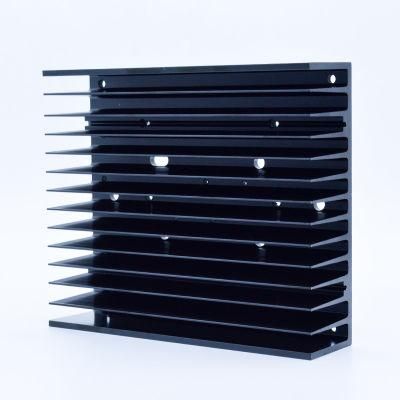 High Power Dense Fin Aluminum Heat Sink for Apf and Svg and Electronics and Inverter and Power and Welding Equipment and Radio Communications