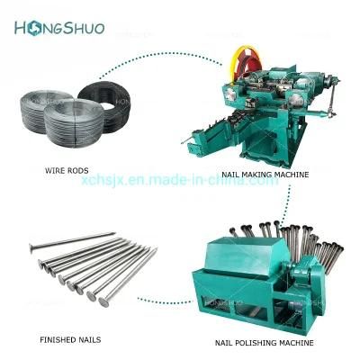 High Speed All Size Commonnail/Concrte Nail/Coil Nail Making Machine