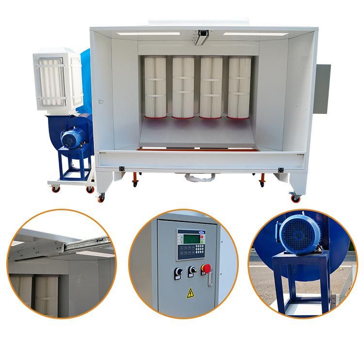 South Africa Electric Powder Coating Booth Supplier