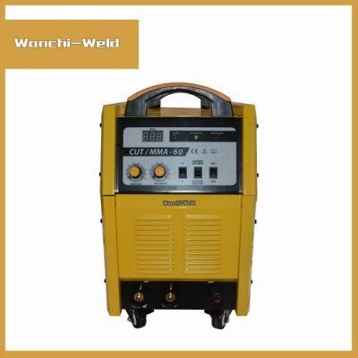 380V 25mm Max Cutting Thickness Pilot Welding Plasma Carbon Steel Machine (CUT/MMA-60)