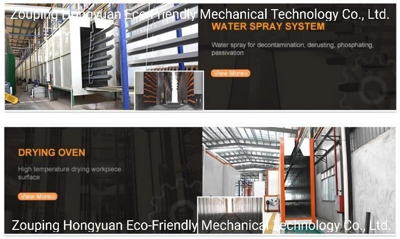 Automatic Powder Coating Booth with Reciprocating Machine and Auto Gun