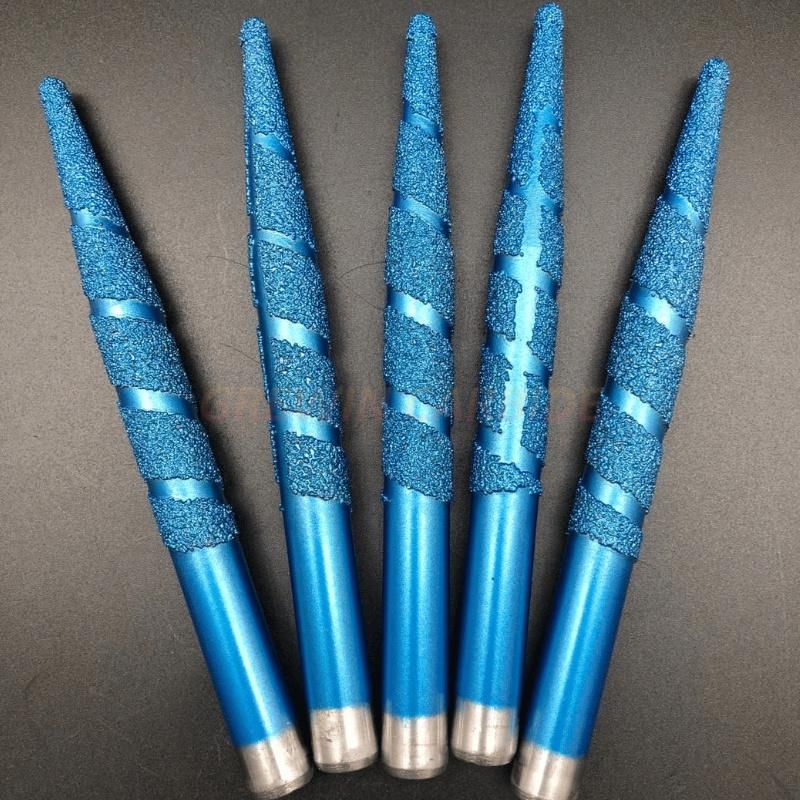 Gw Carbide-Cutting Bits CNC Carving Tool Dental Sintered Diamond Engraving Burrs Router Bits for Stone
