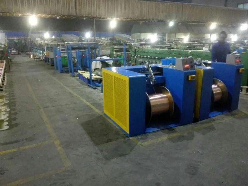Copper Alloy Cable Wire Annealing Tinning Winding Bunching Twisting Stranding Extrusion Machine