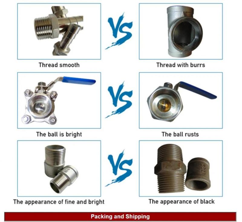 High Quality China Made 2 PC Stainless Steel Ball Valve 2PC Clamp Ball Valve