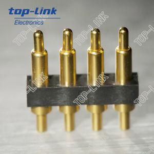 4 Pin Vertical Type Through Hole Pogo Pin Connector