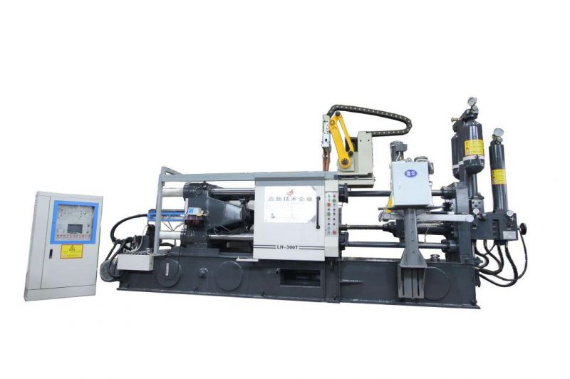 300t Automatic Aluminum Pressure Aluminum/Zinc/Magnesium Die Casting Machine for Aluminum Hinge/a Knife to Joke