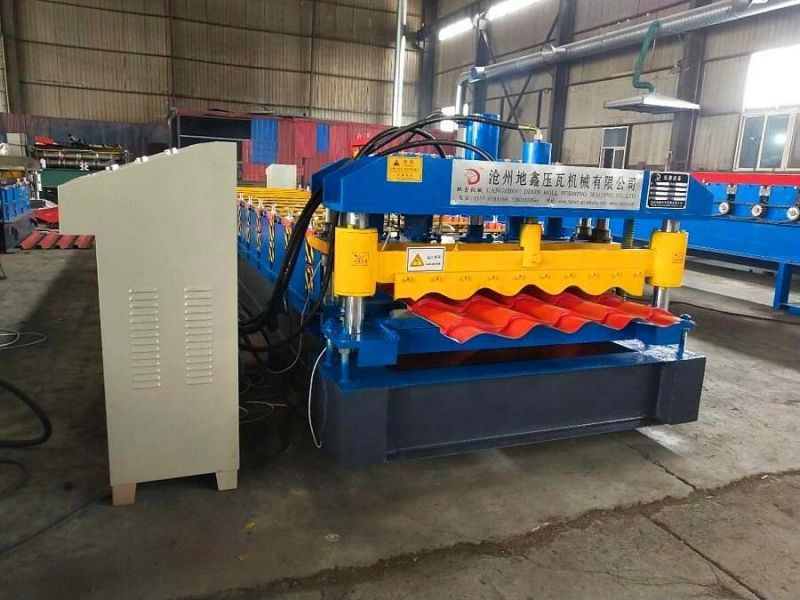 Building Material Wall Panel Metal Glazed Roofing Sheet Roll Forming Machine