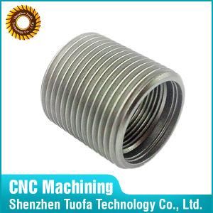 CNC Lathe Machined Threaded Aluminum Tubing