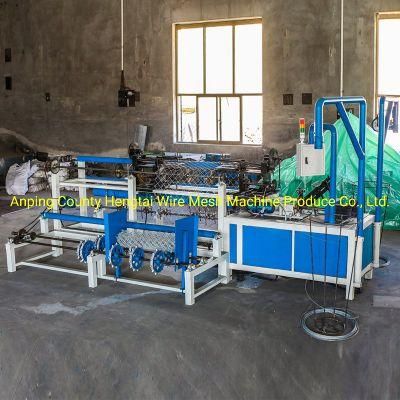 Double Wire Chain Link Fence Machine for Korea Customer
