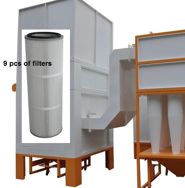 Plastic Powder Coating Cabinet for Aluminium Profiles