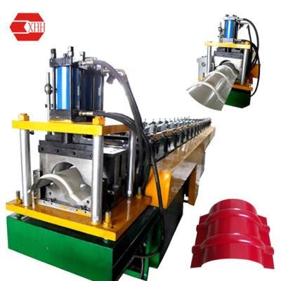 Steel Roofing Ridge Cap Tile Roll Forming Machine (YX162-287)