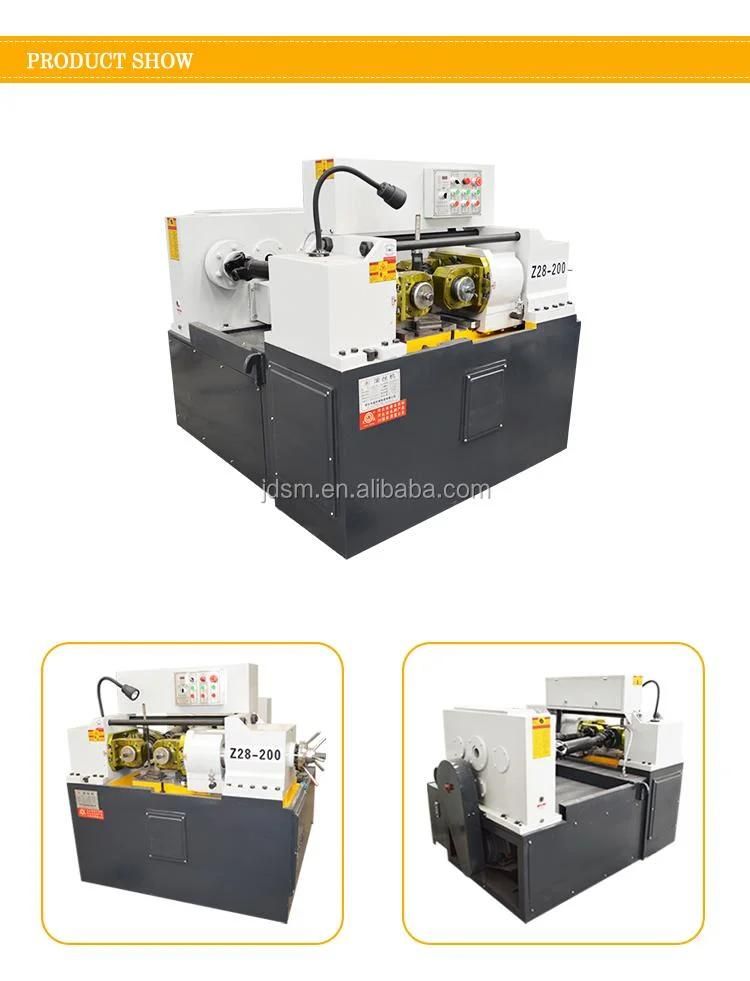 Hot Sale Screw Rebar Thread Rolling Machine Z28-200 with Large Processing Capacity