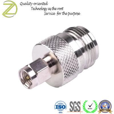 Aluminum Male-Female Diamond Knurling Adapter