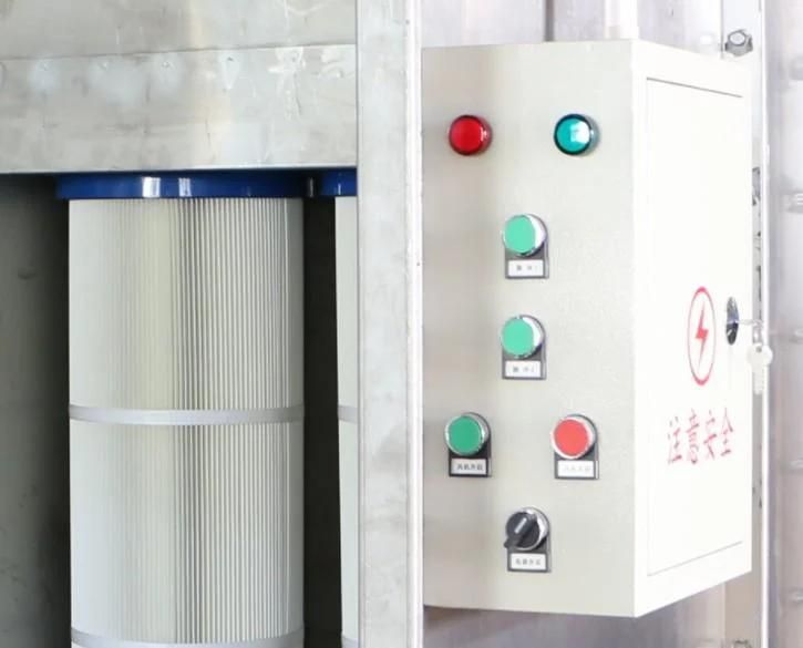 Filter Cartridge Recovery Powder Coating Painting Booth in Powder Coating System