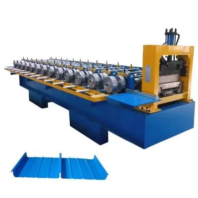 Automatic Standing Seam Building Material Roll Tile Roofing Forming Machine