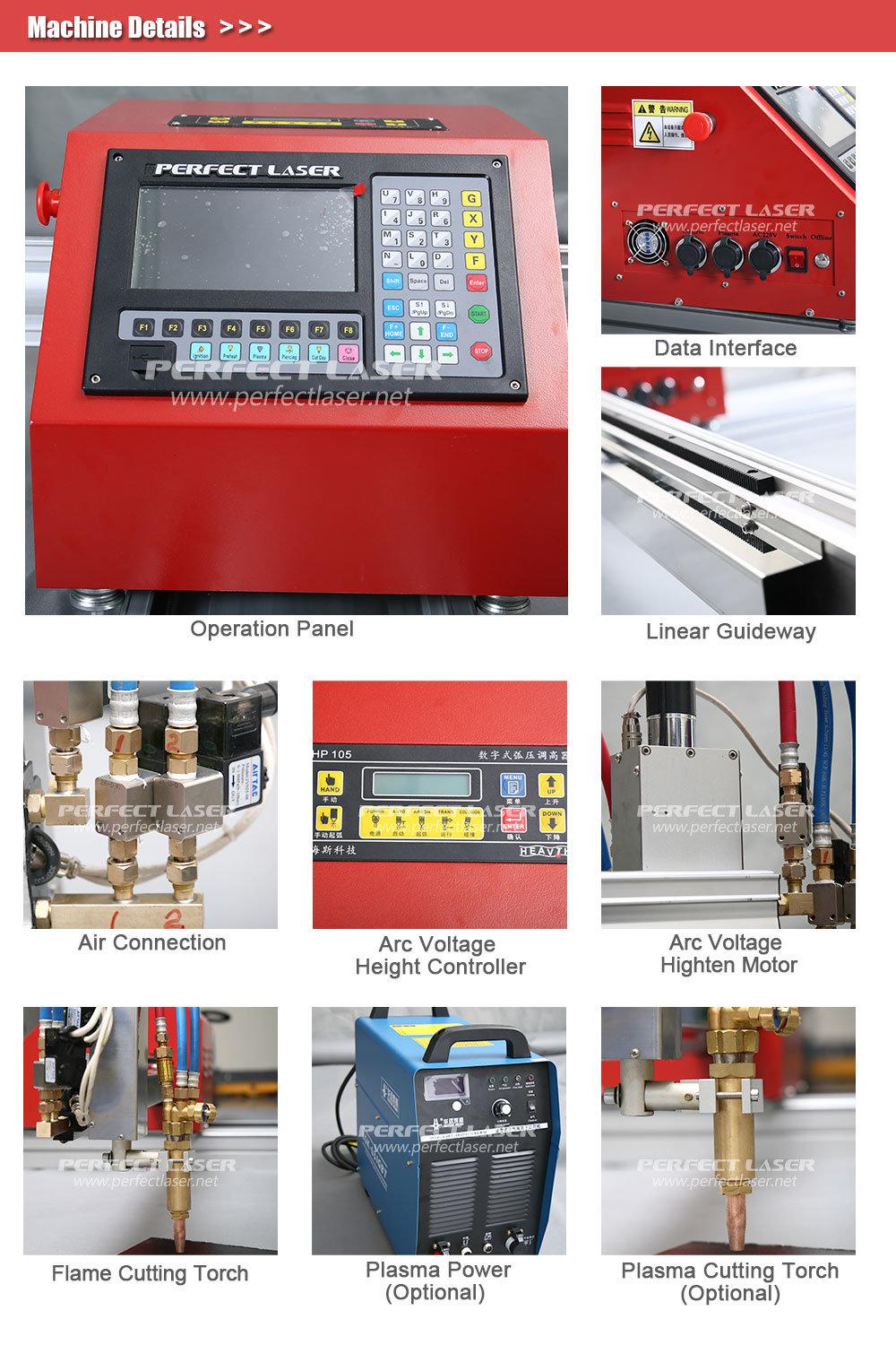 Economical Portable CNC Plasma Flame Cutting Machine for Iron and Steel