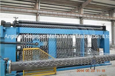 80*100 Automatic Hexagonal Wire Mesh Machine /Gabion Box Machine