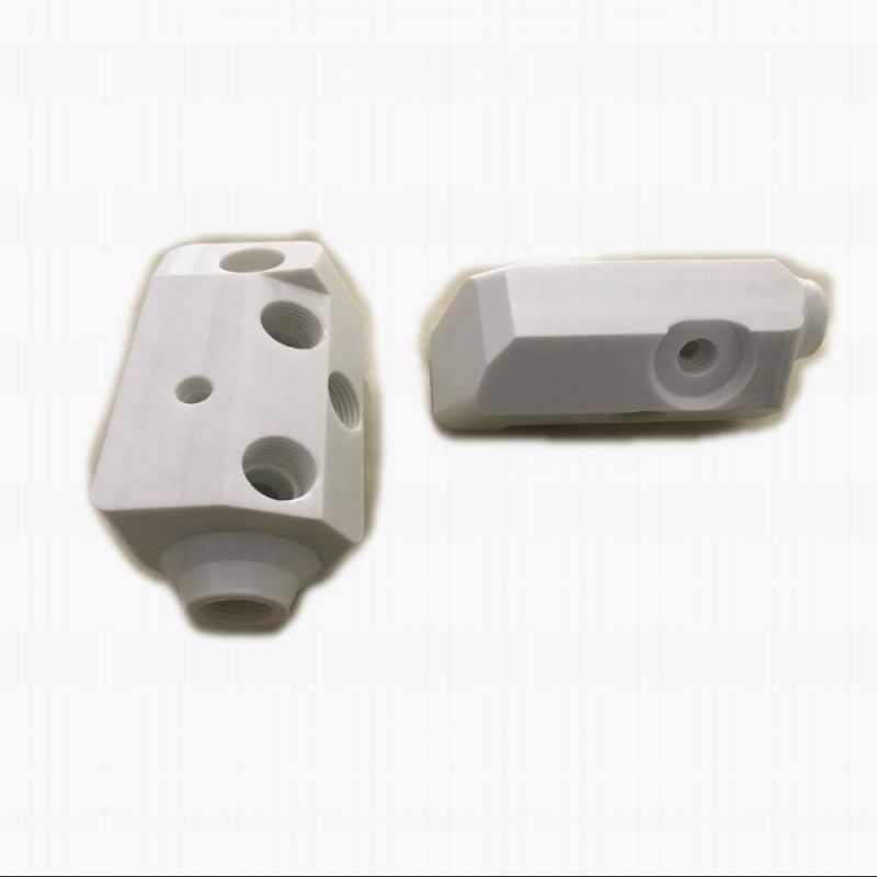 OEM Customized Milling Nylon/Peek/Pai/Pet Medical Standard Plastic Precision CNC Machining Manifold Valve Parts