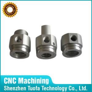 Customized Aluminum Turning Part with Sandblasting Natural Anodized