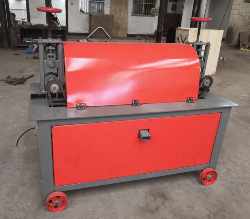 Automatic Steel Bar Derusting Machine, Rebar Cleaning Equipment