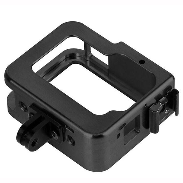 OEM ODM CNC Milling Aluminum Camera Case Black Anodized Protect Shell