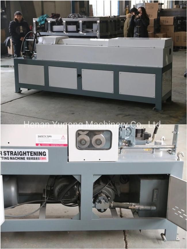 Hydraulic Wire Straightening and Cutting Machine Rebar Straightening Cutter Machine