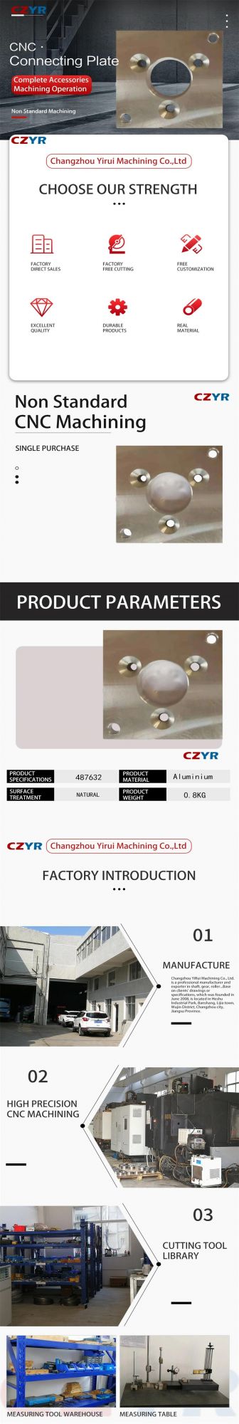 Aluminum /Steel CNC Machining Components China Manufacturer