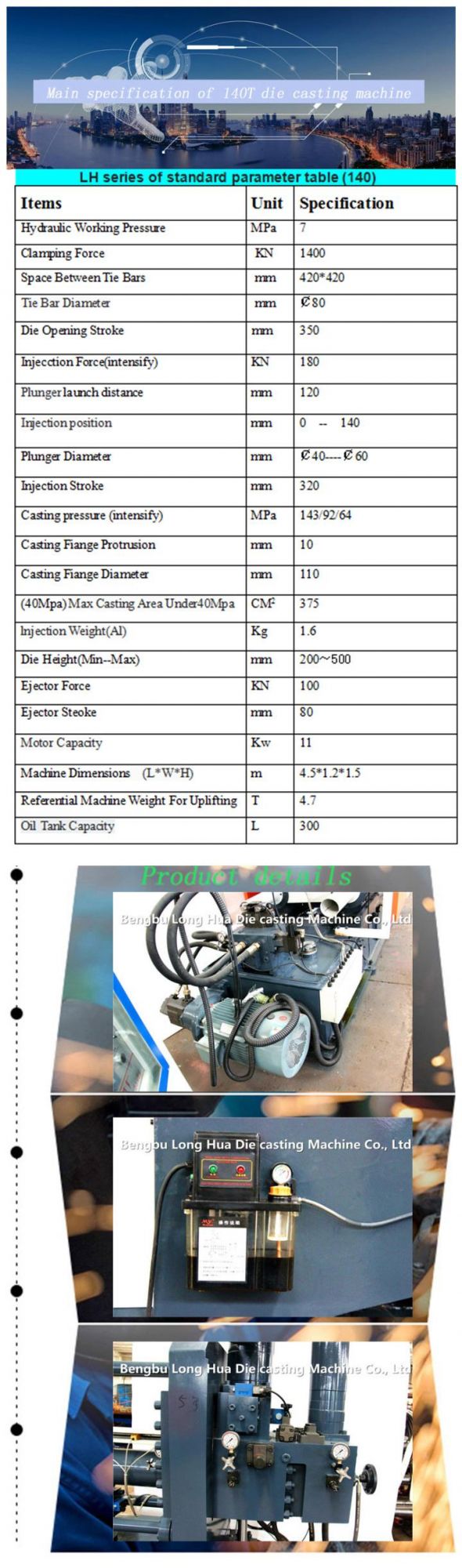 Zamak Cold Chamber Die Casting Process Machine for Making Zinc Aluminum Brass Copper Productions