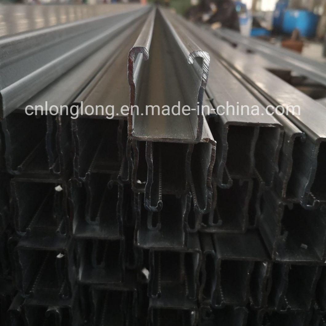 Customized Adjustbale Perforated U C Bracket Roll Forming Machine for PV Solar Mounting System Monthly Deals