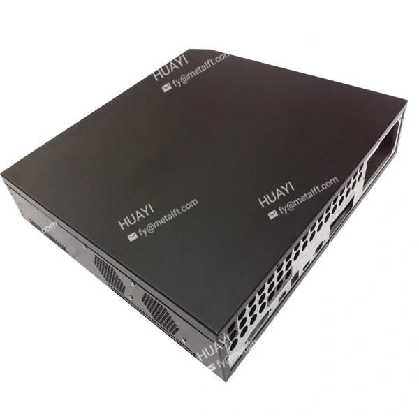 China Manufacturer Custom None-Standard Bending Black Anodized Aluminum Sheet Metal Parts