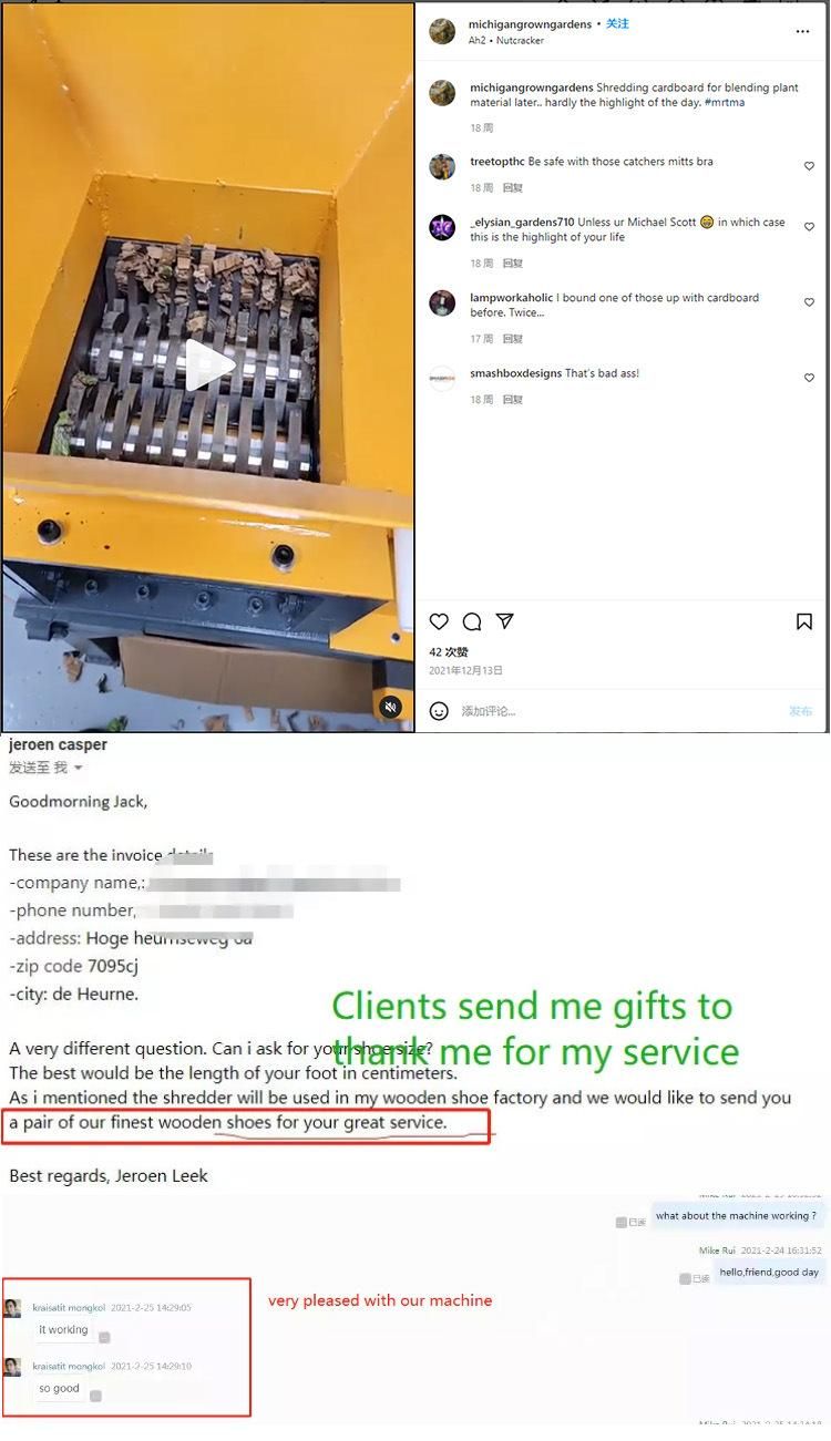 Better Service Double Shaft Shredder Blade/ Knives Shredder Blades and Knives