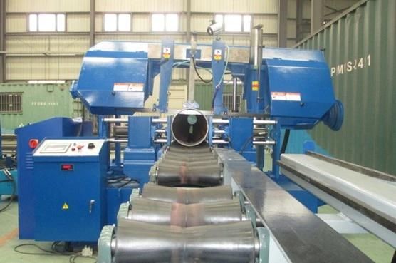 Automatic CNC Pipe Cutting Band Saw Machine