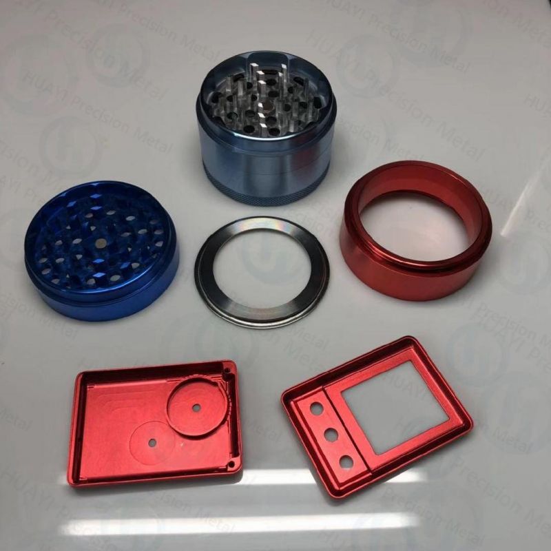 CNC Sheet Metal Stamping Colorful Anodized Aluminum Parts