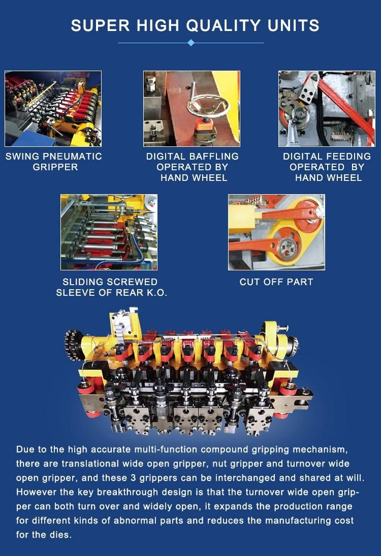 Hot Sale Four Station Socket/Hex Bolt Former M12 Bolt Former/ Bolt Making Machine